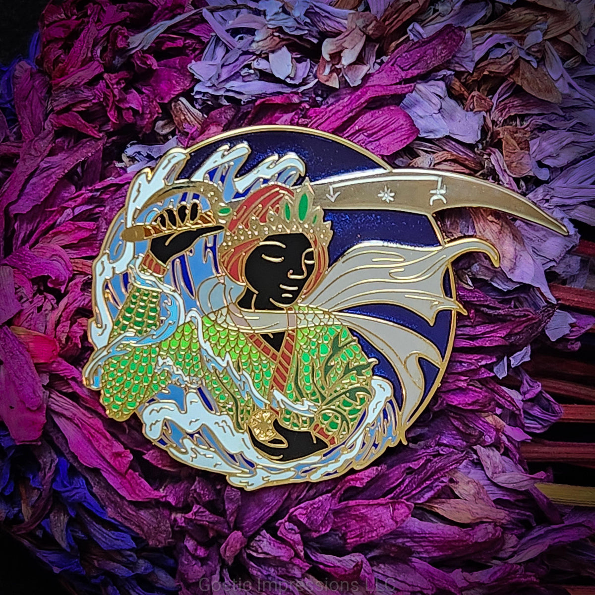 King Oberion Enamel Pin