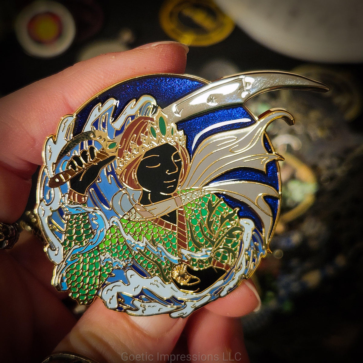 King Oberion Enamel Pin