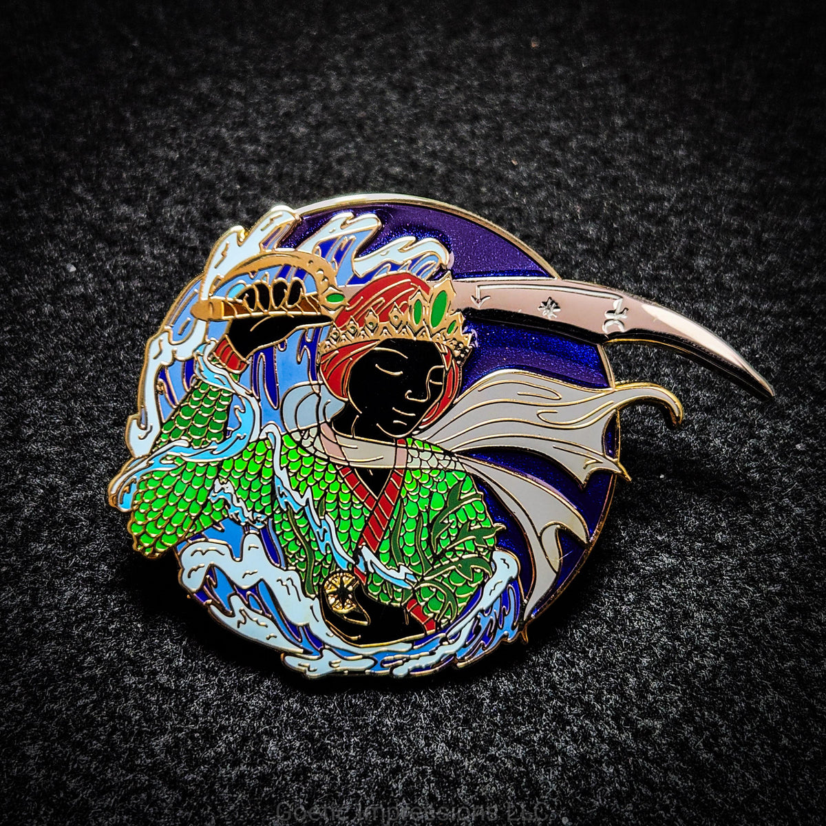 King Oberion Enamel Pin