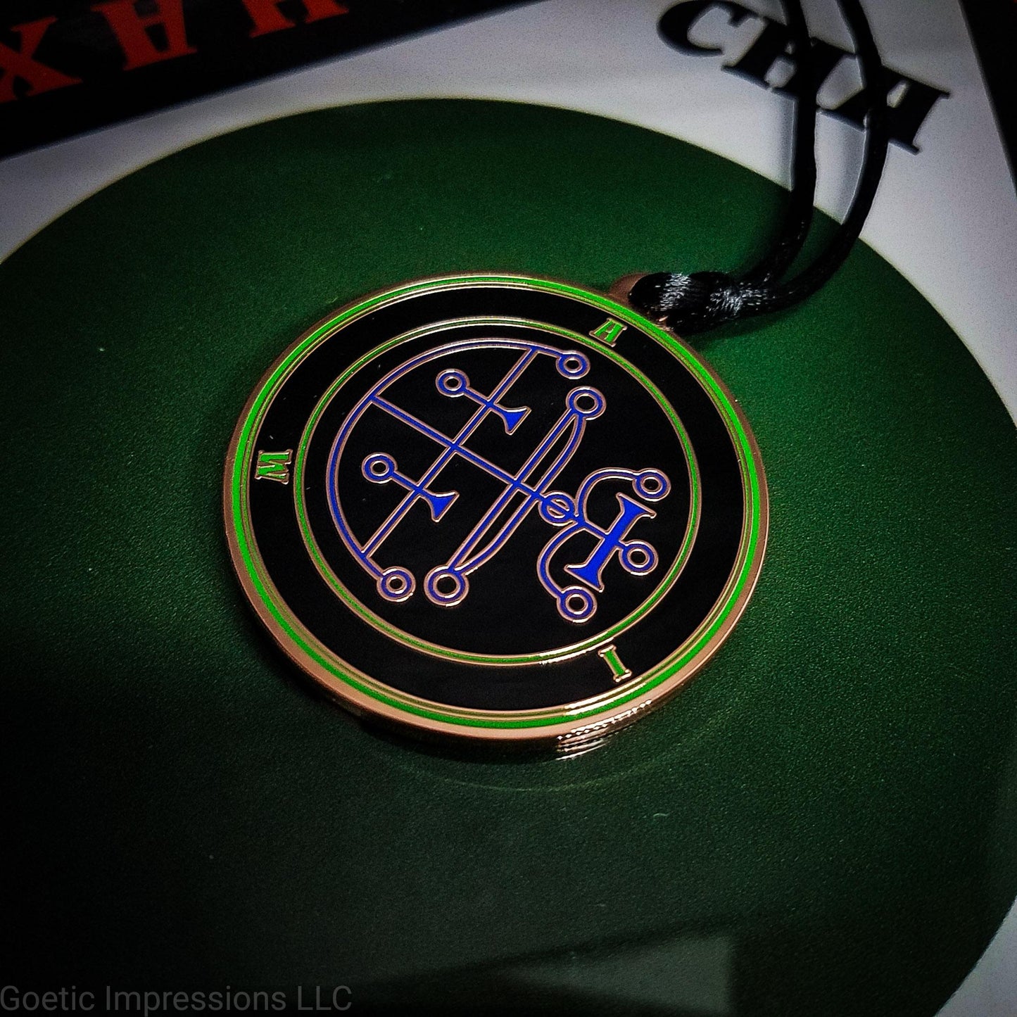 Aim sigil medallion.