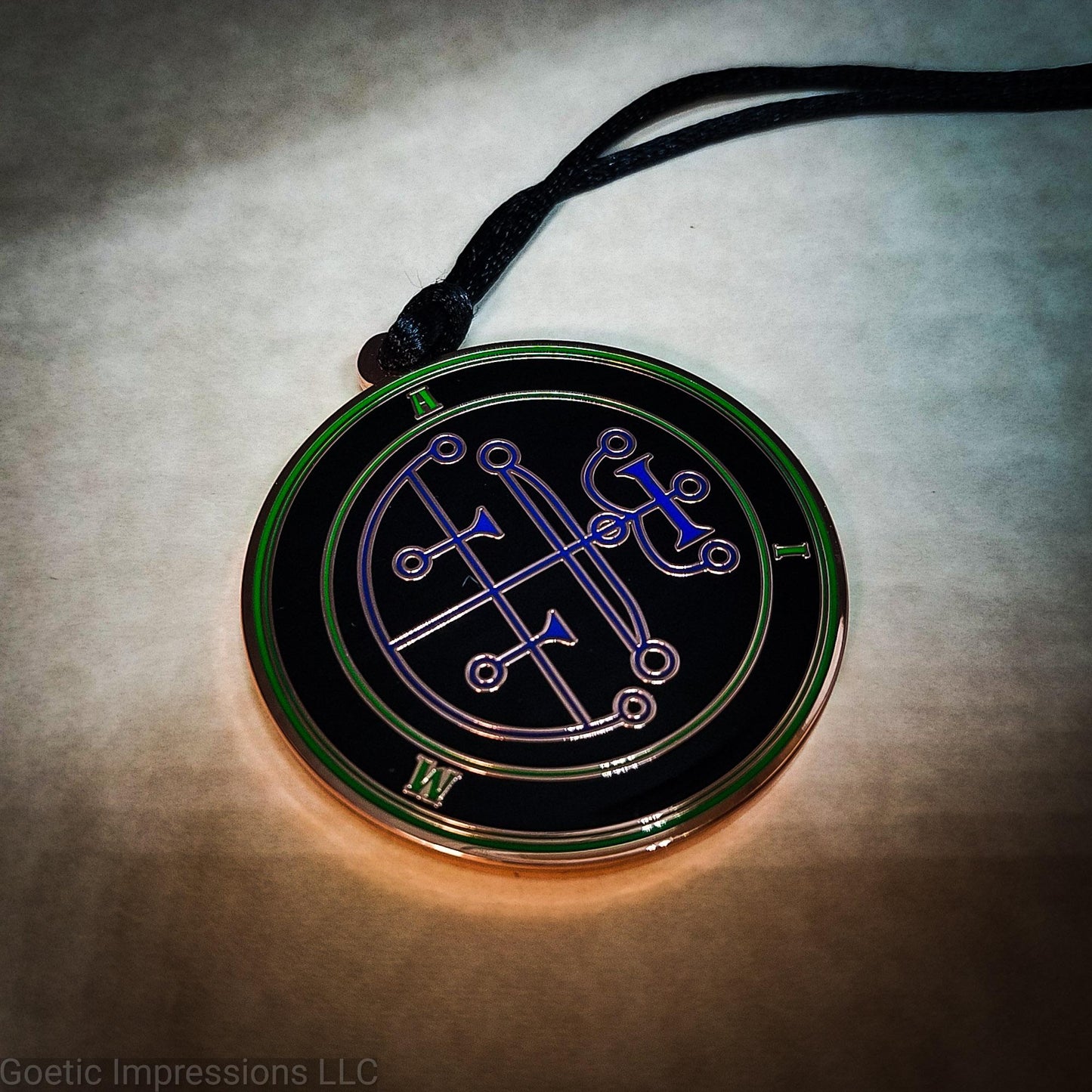 Aim sigil medallion.
