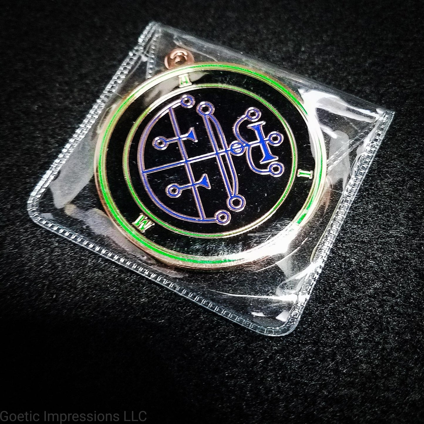 Adept Aim sigil medallion.