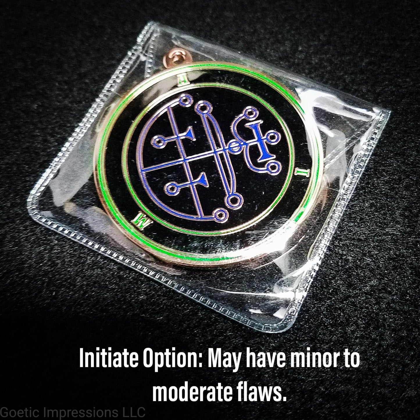 Initaite Aim sigil medallion.