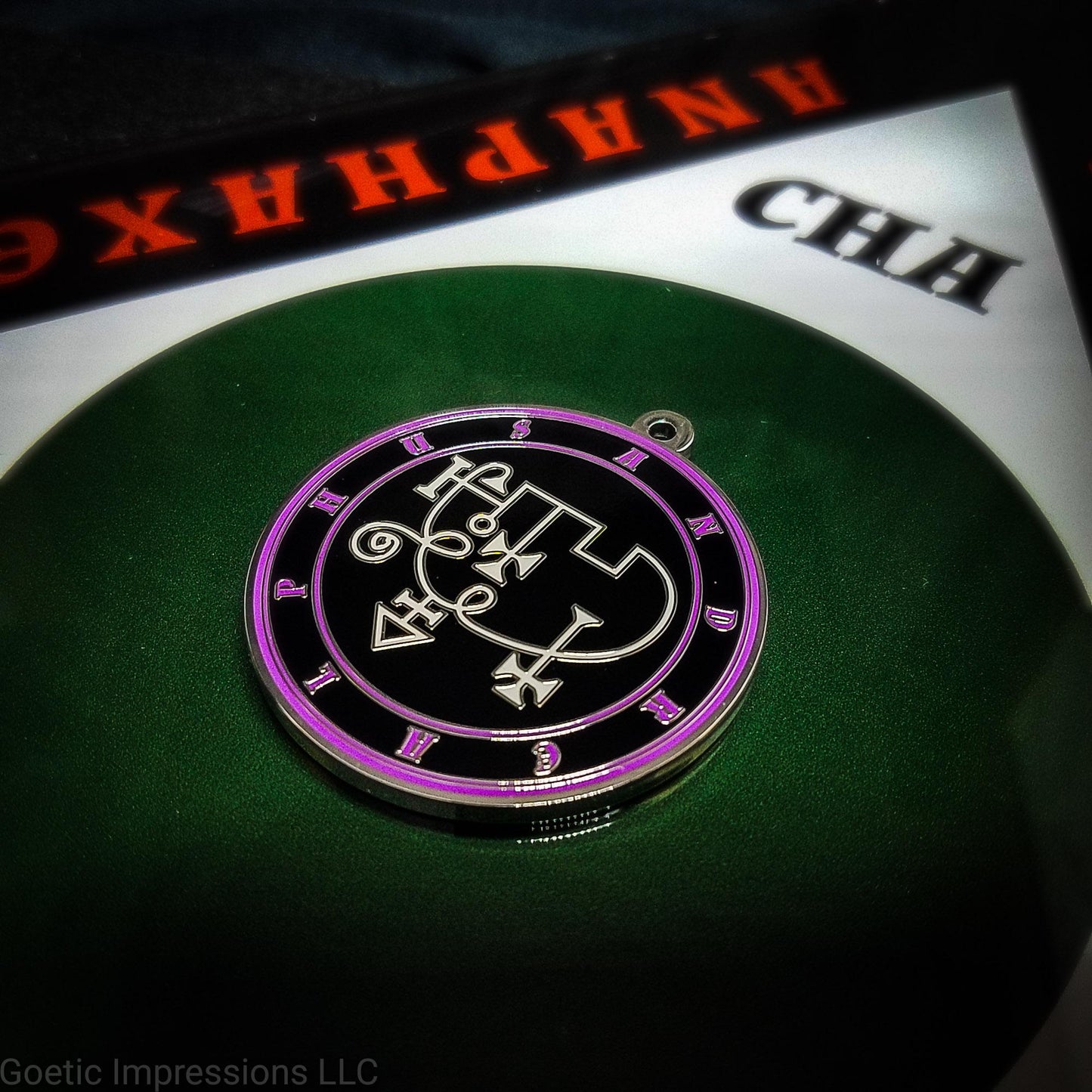 Andrealphus sigil medallion.