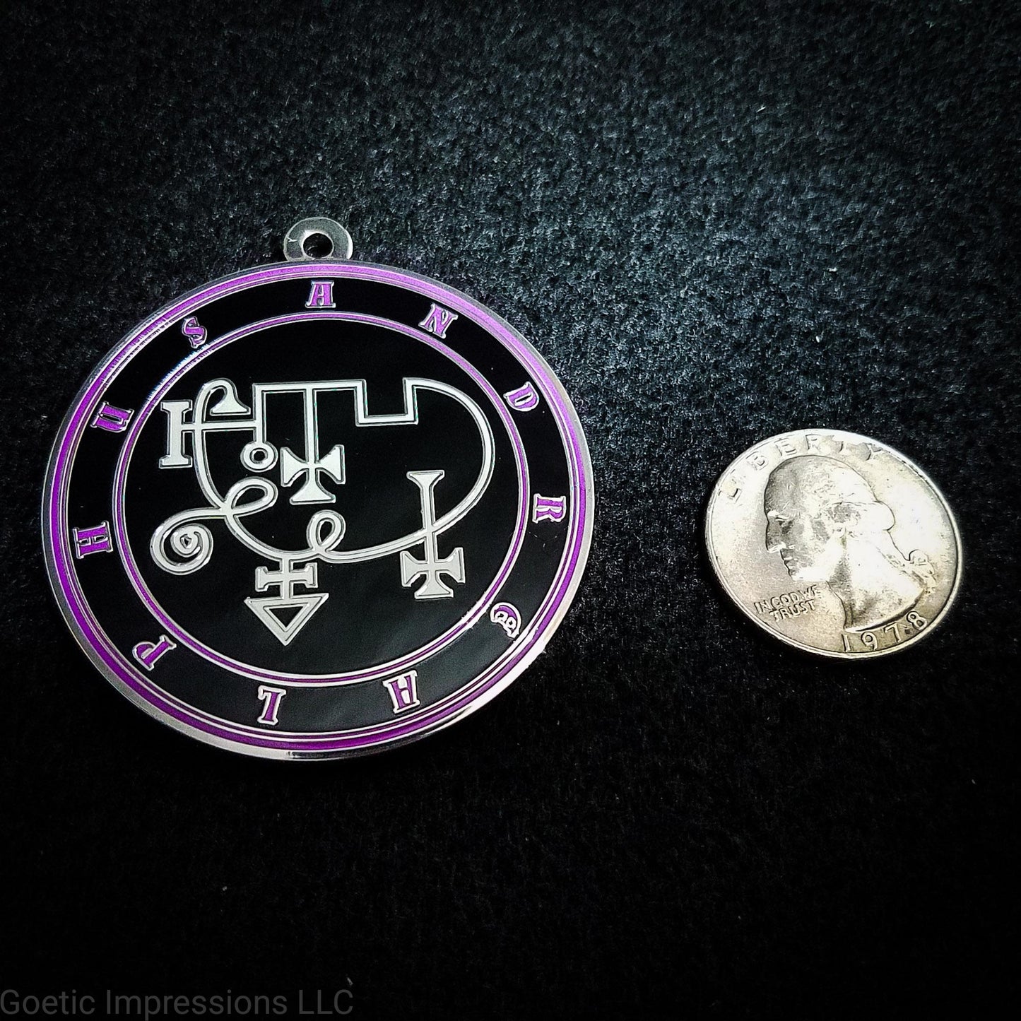 Andrealphus sigil medallion.