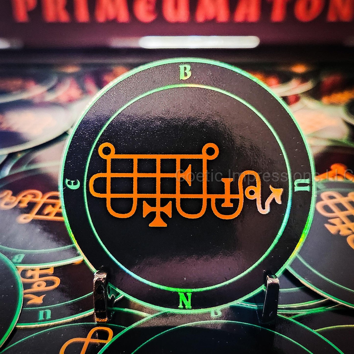 Bune Sigil Holographic Sticker
