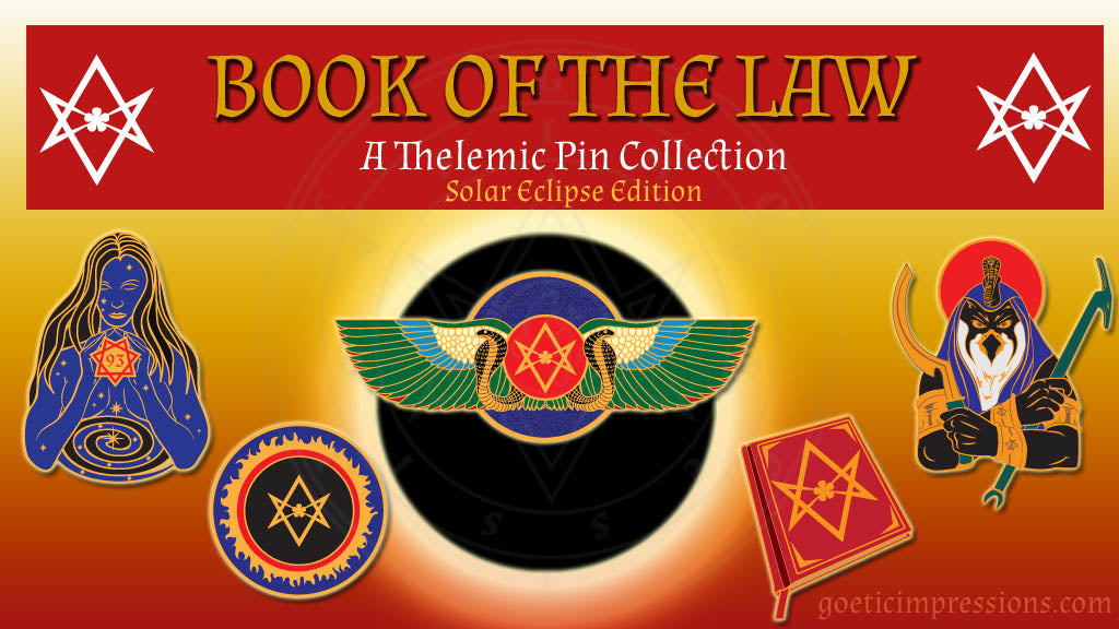 Book of the Law Pins