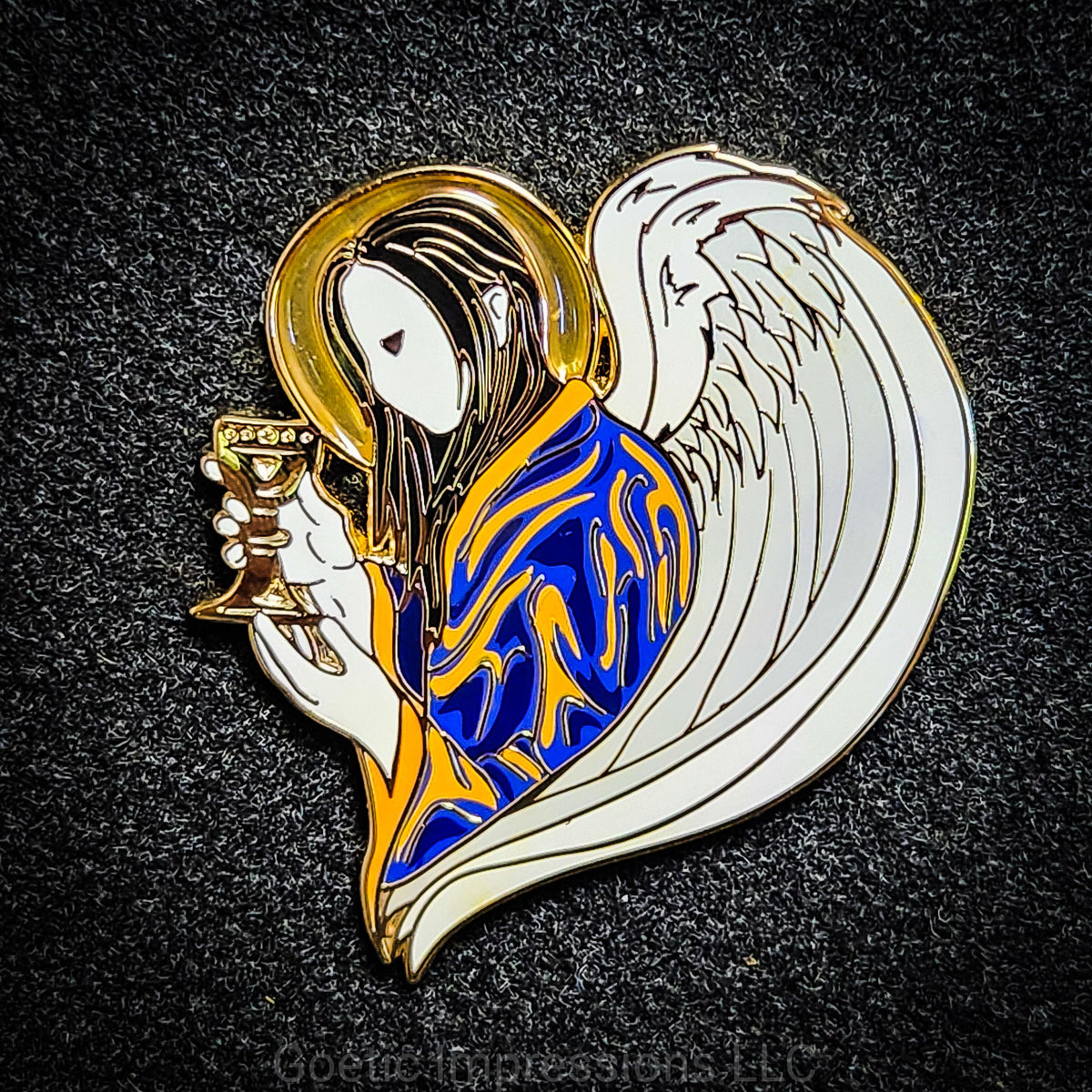 Archangel Gabriel Enamel Pin