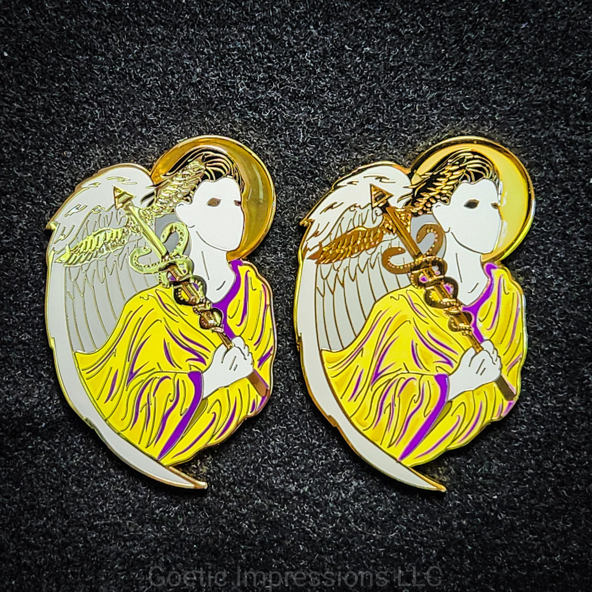 Archangel Raphael Enamel Pin