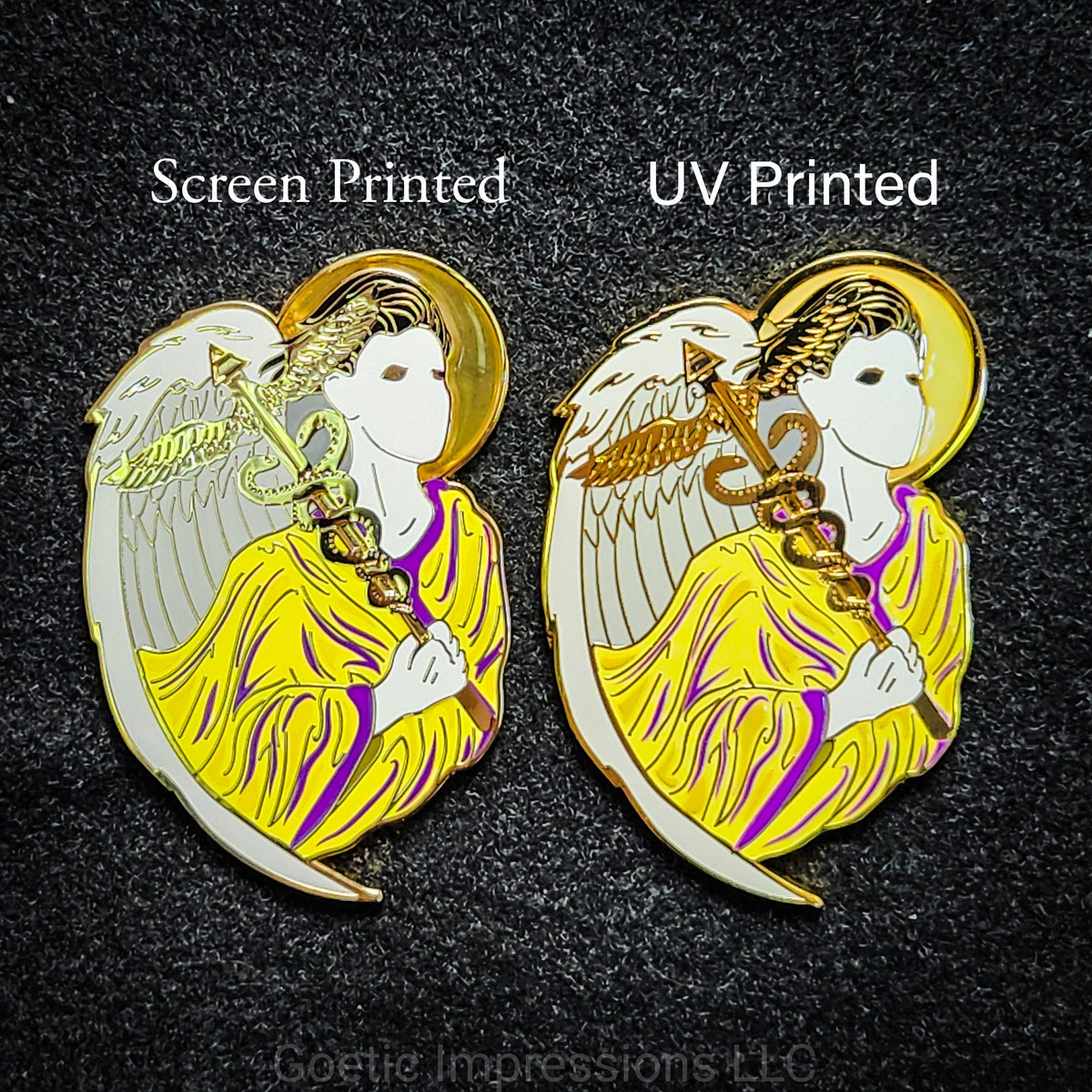 Archangel Raphael Enamel Pin