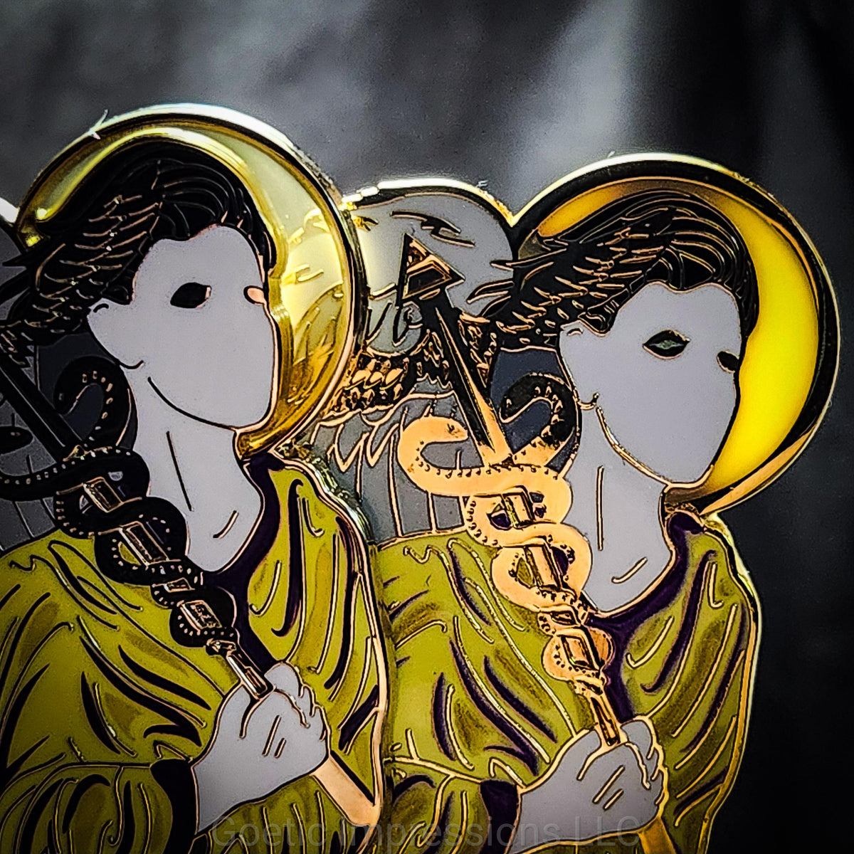 Archangel Raphael Enamel Pin