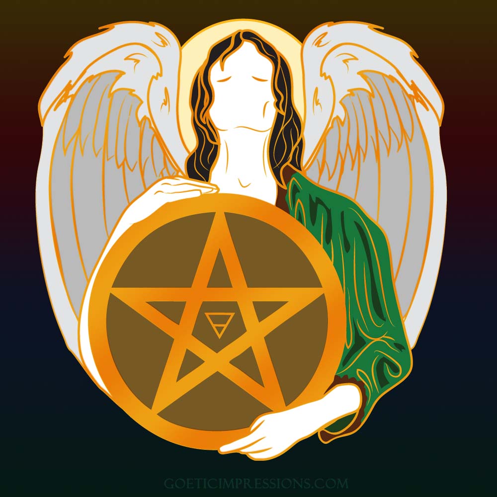 LBRP Archangel Uriel Enamel Pin