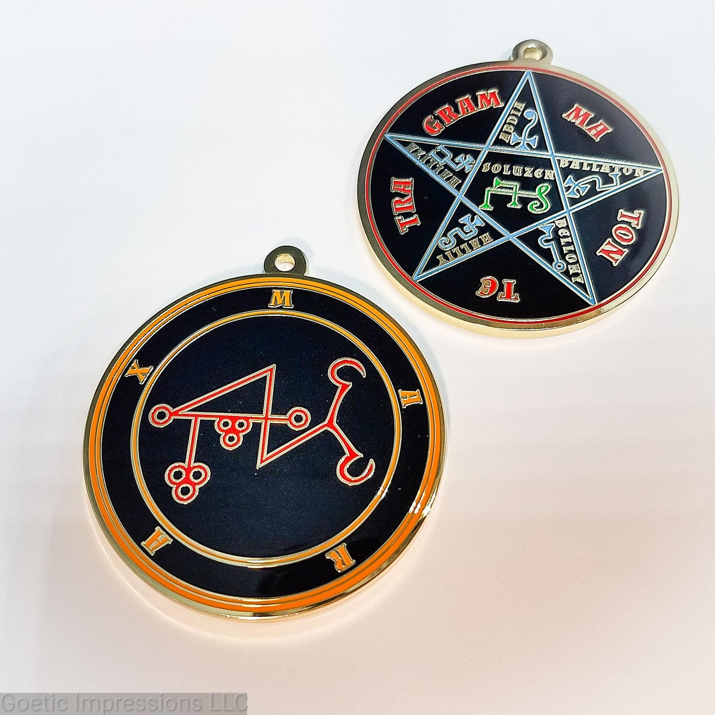Marax sigil medallion.