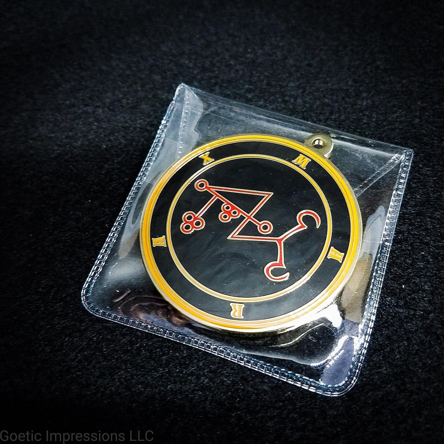 Adept Marax sigil medallion.