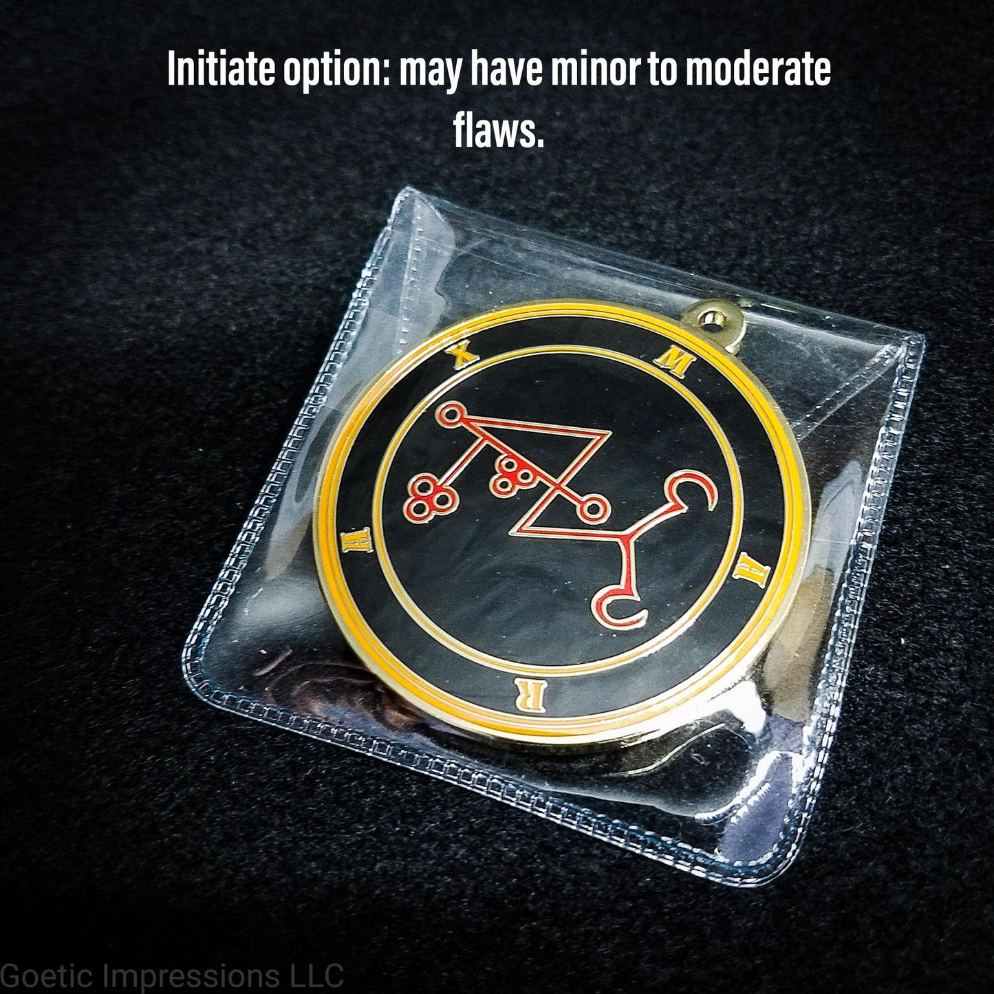 Initiate Marax sigil medallion.