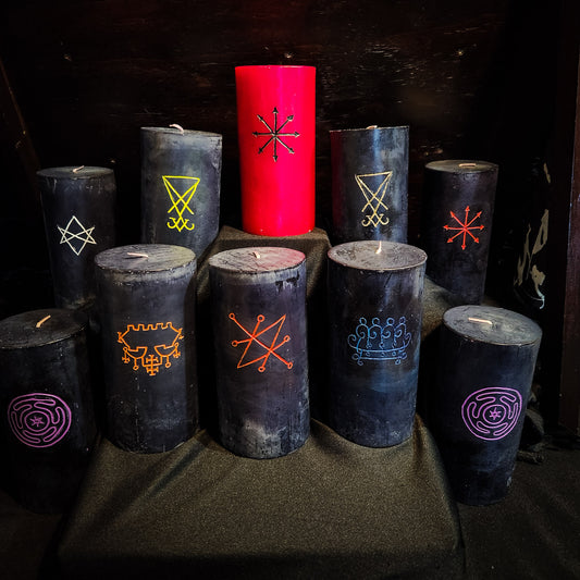 Custom Carved Candle