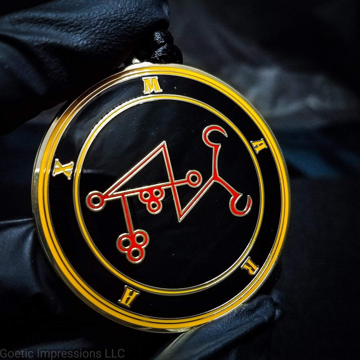Marax sigil medallion.