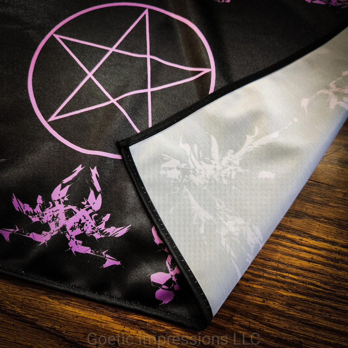Purple Pentagram Altar Cloth