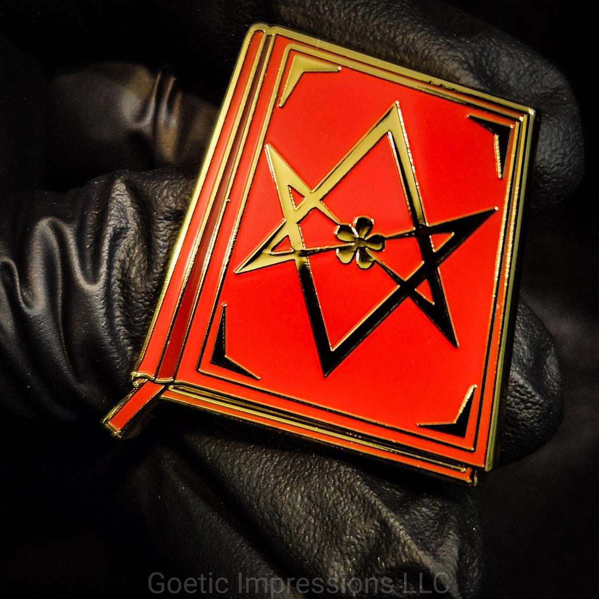 Book of the Law Enamel Pin