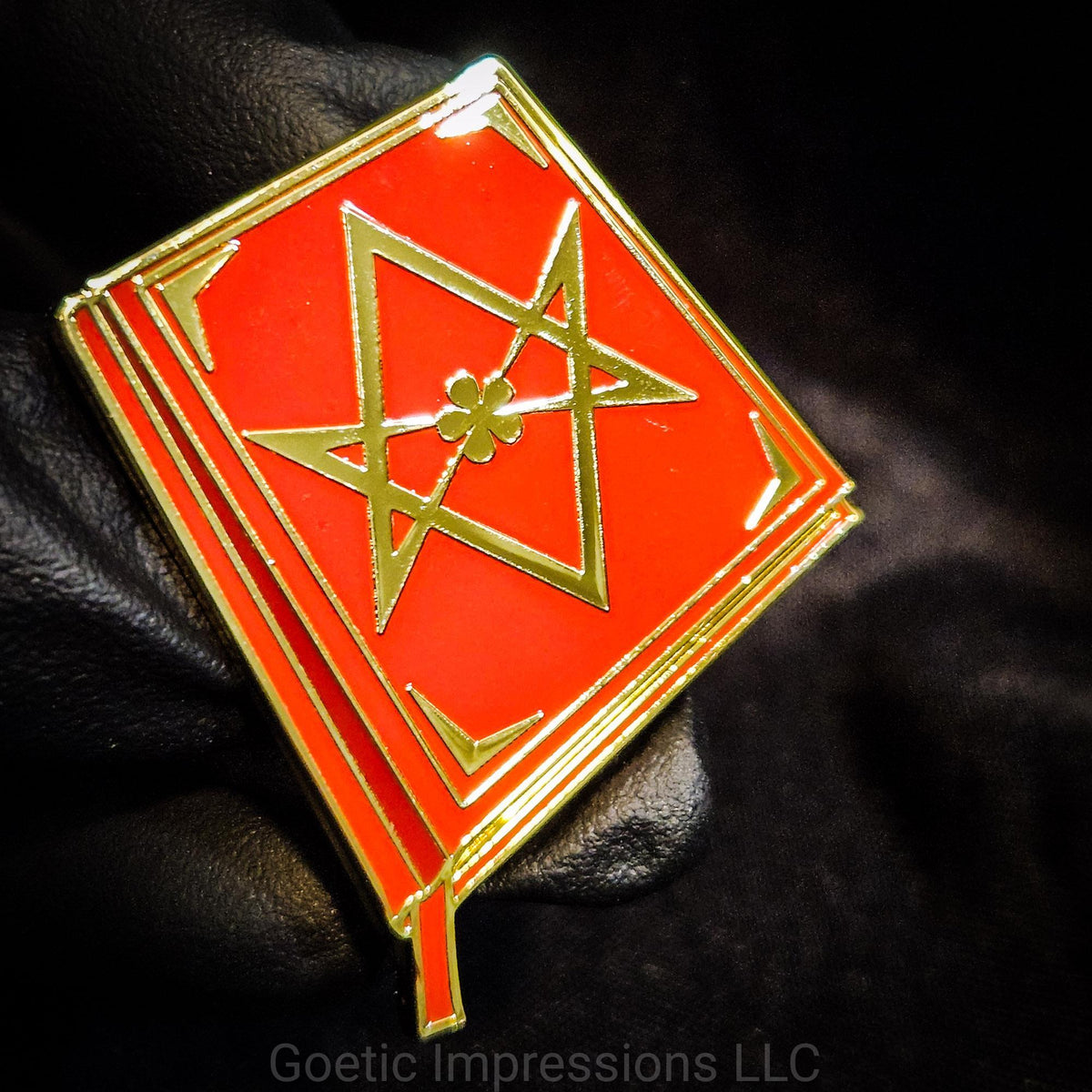 Book of the Law Enamel Pin