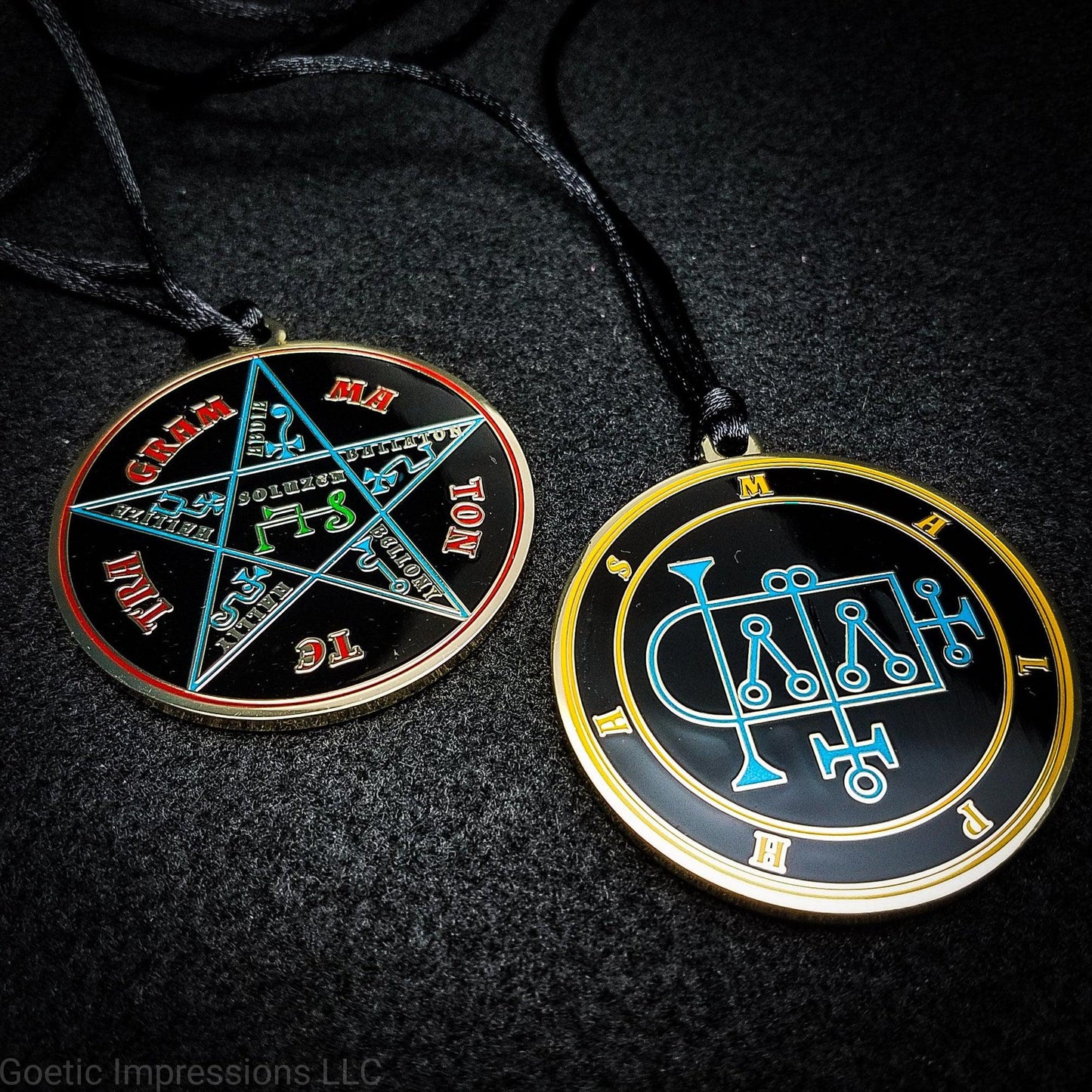 Malphas Sigil Medallion - Ars Goetia Demon Seal