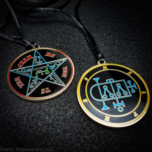 Malphas Sigil Medallion - Ars Goetia Demon Seal