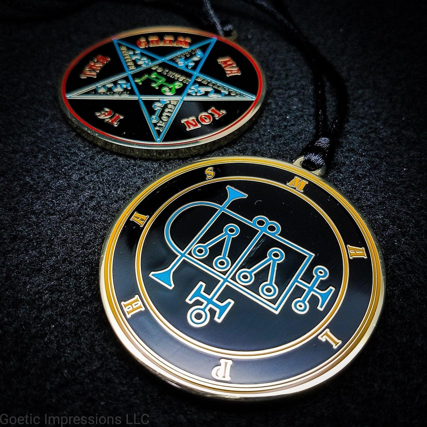 Malphas Sigil Medallion - Ars Goetia Demon Seal