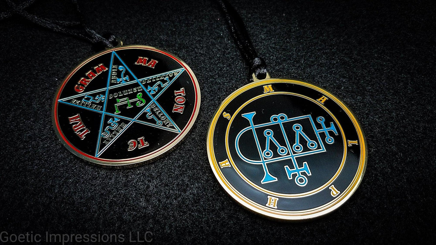 Malphas Sigil Medallion - Ars Goetia Demon Seal