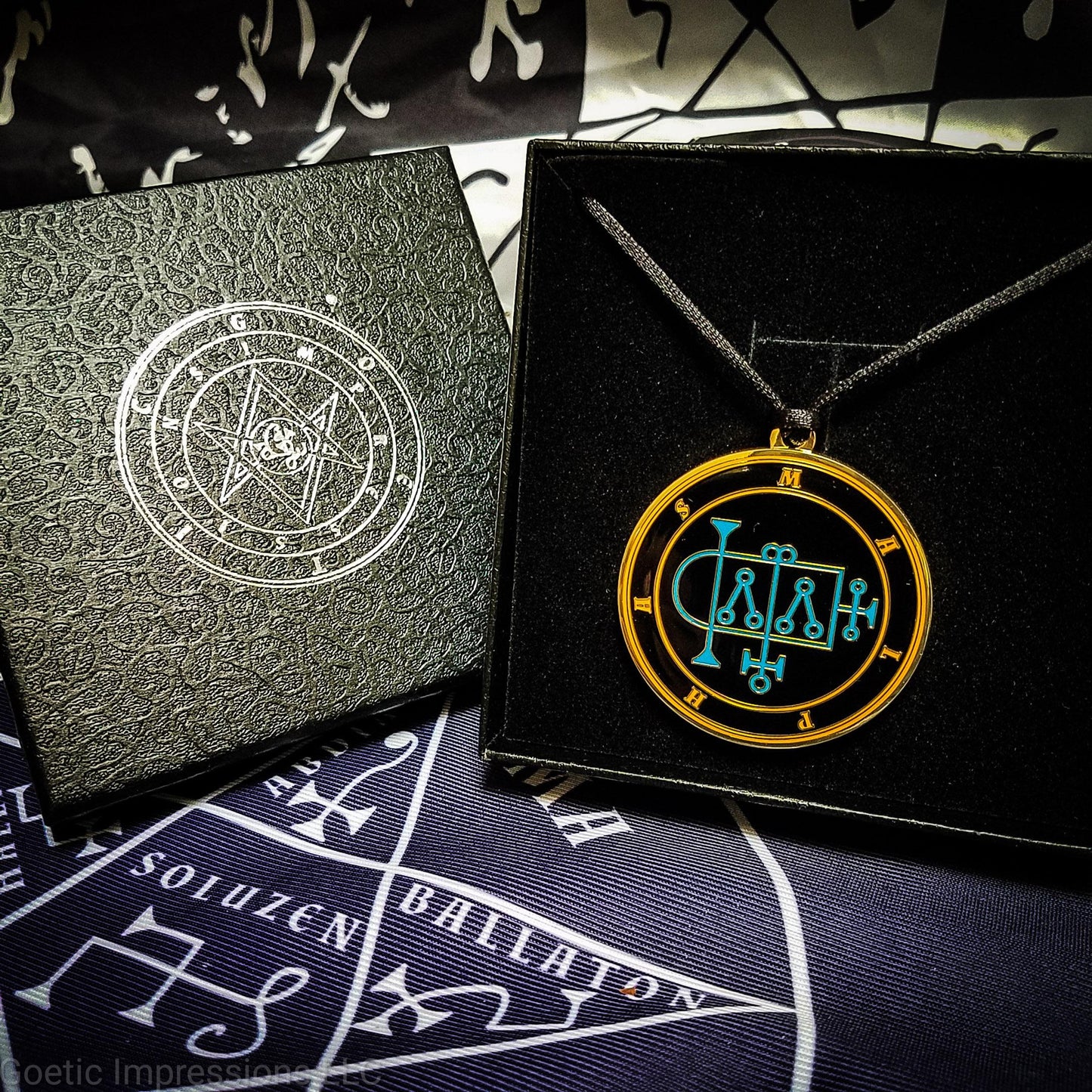 Malphas Sigil Medallion - Ars Goetia Demon Seal