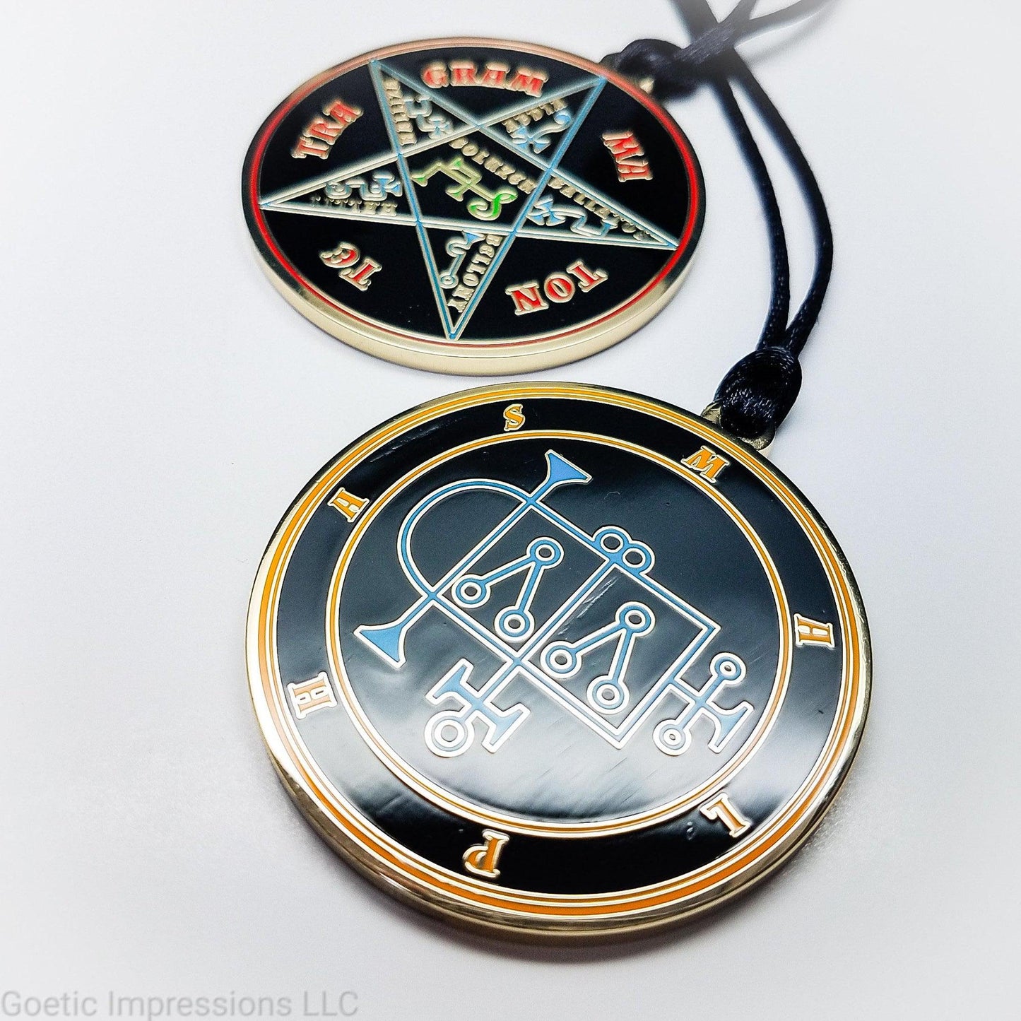 Malphas Sigil Medallion - Ars Goetia Demon Seal