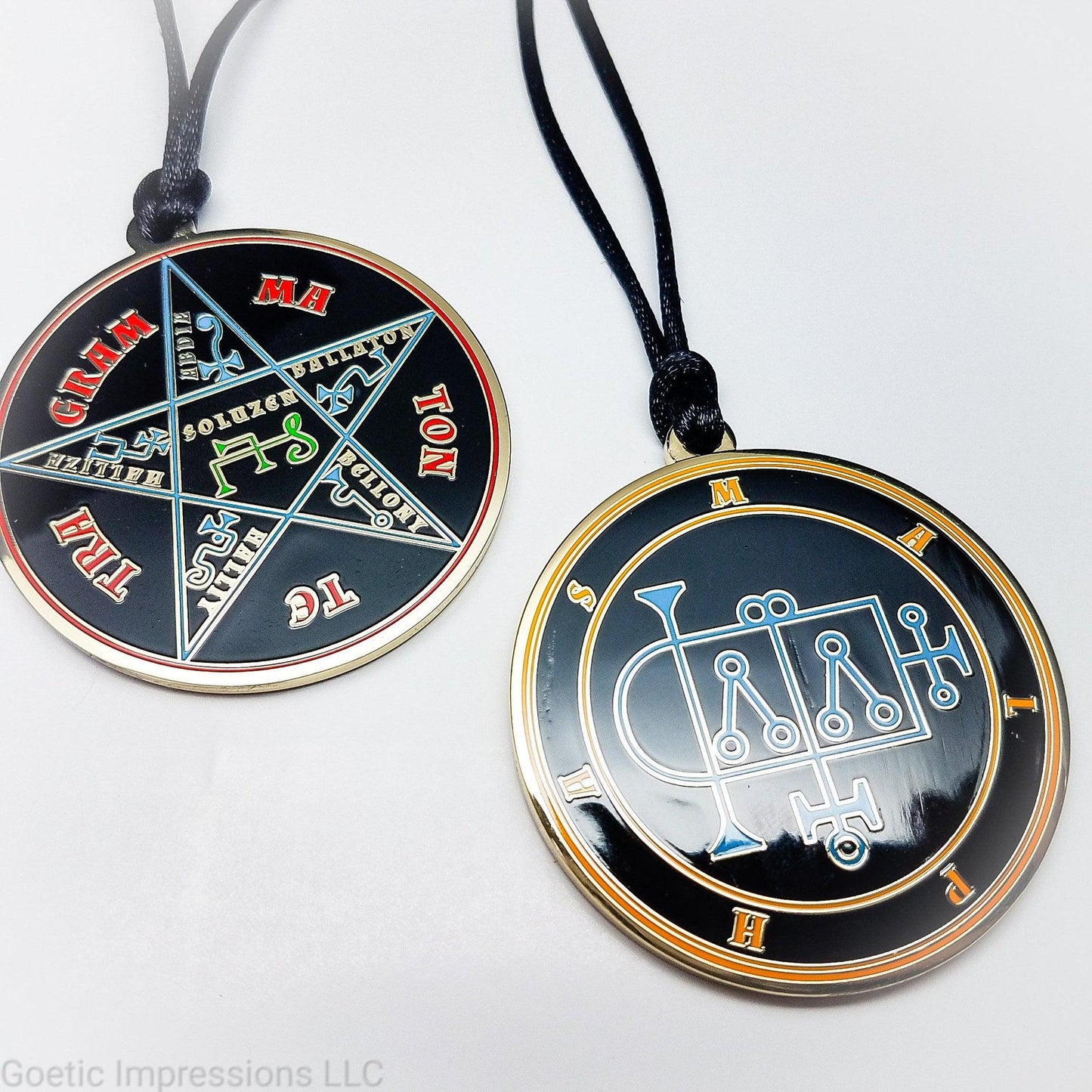 Malphas Sigil Medallion - Ars Goetia Demon Seal