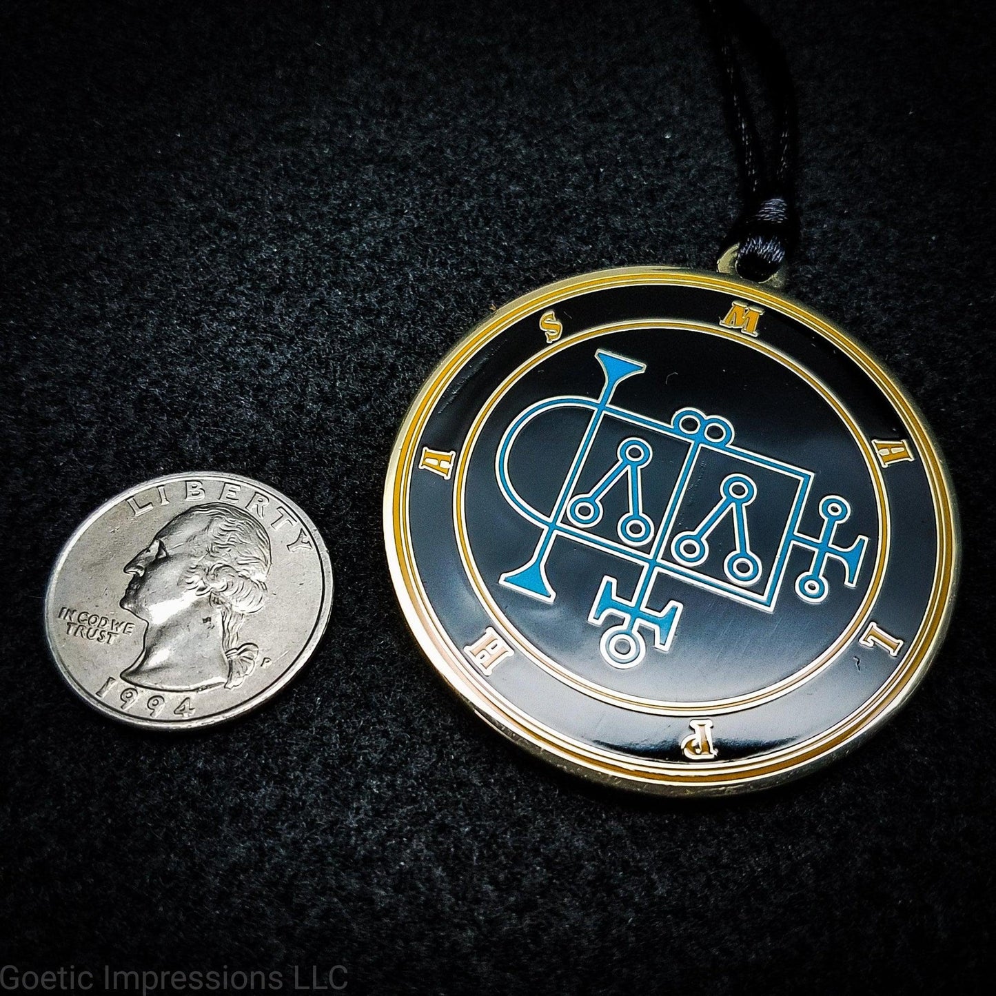 Malphas Sigil Medallion - Ars Goetia Demon Seal