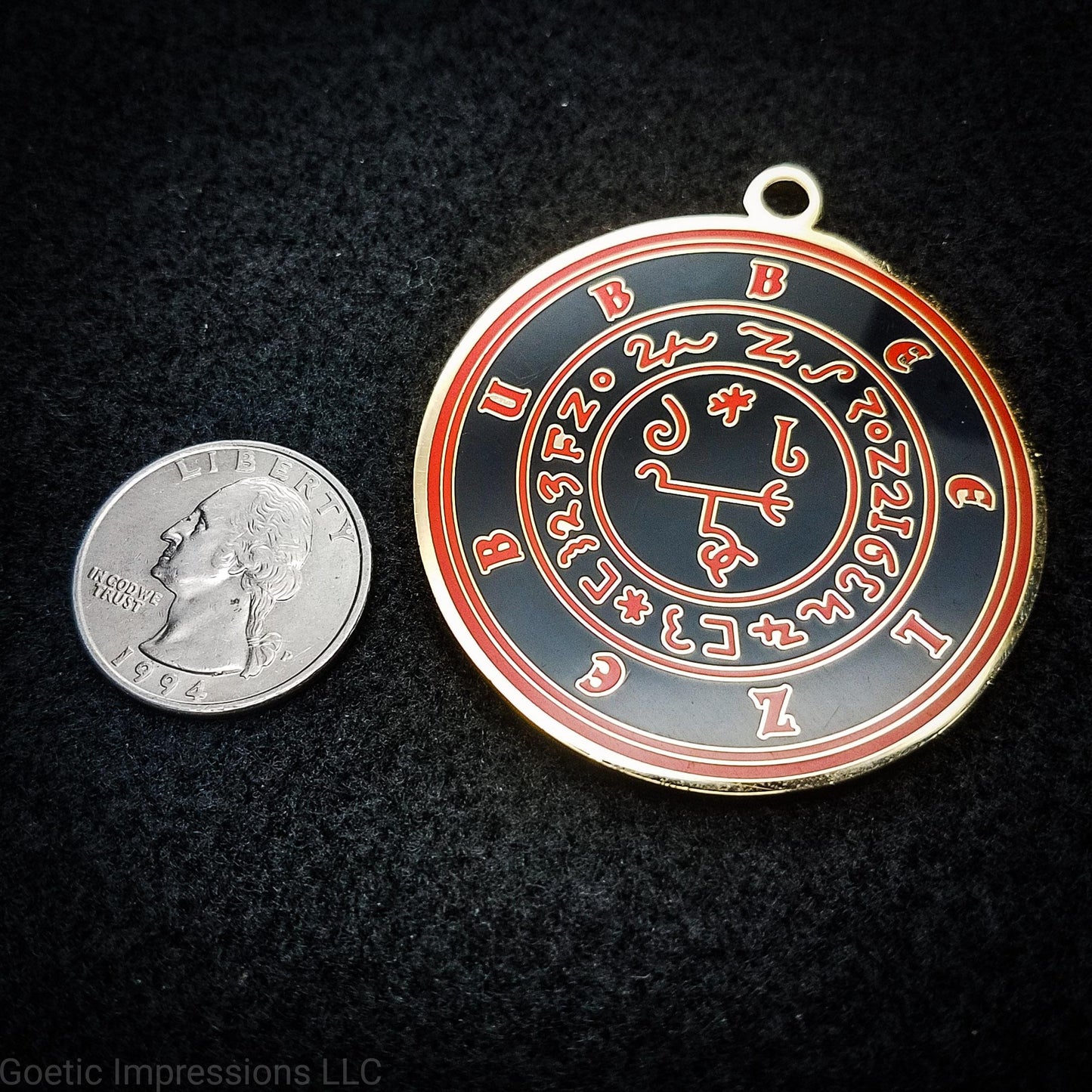 Beelzebub seal pendant