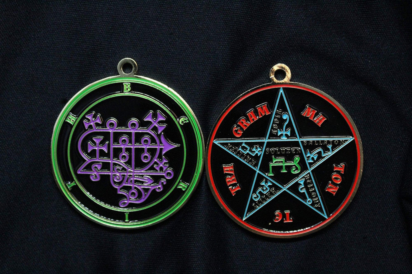 Berith Pendant with Pentacle of Solomon on back side