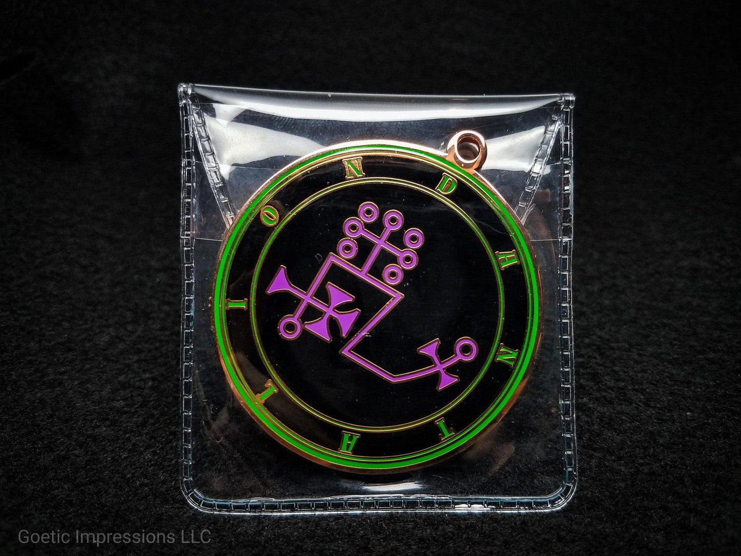 Adept Copper Dantalion Sigil pendant