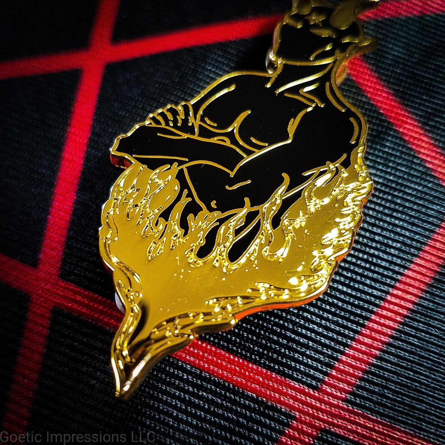 Satan: Dark Deities Enamel Pin