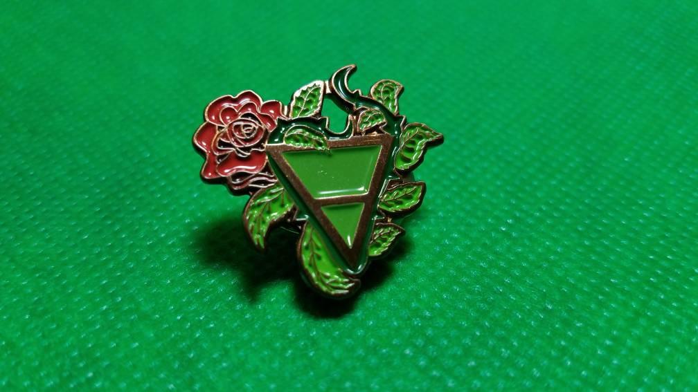 Alchemy Symbol for Earth Enamel pin