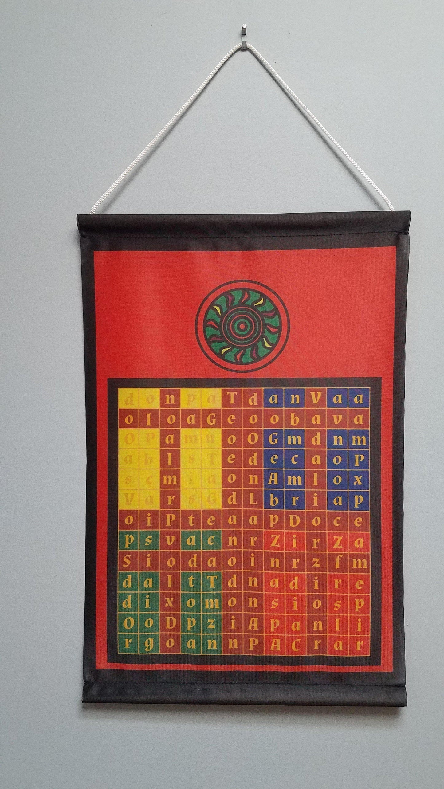 Enochian Fire Elemental Watchtower Banner