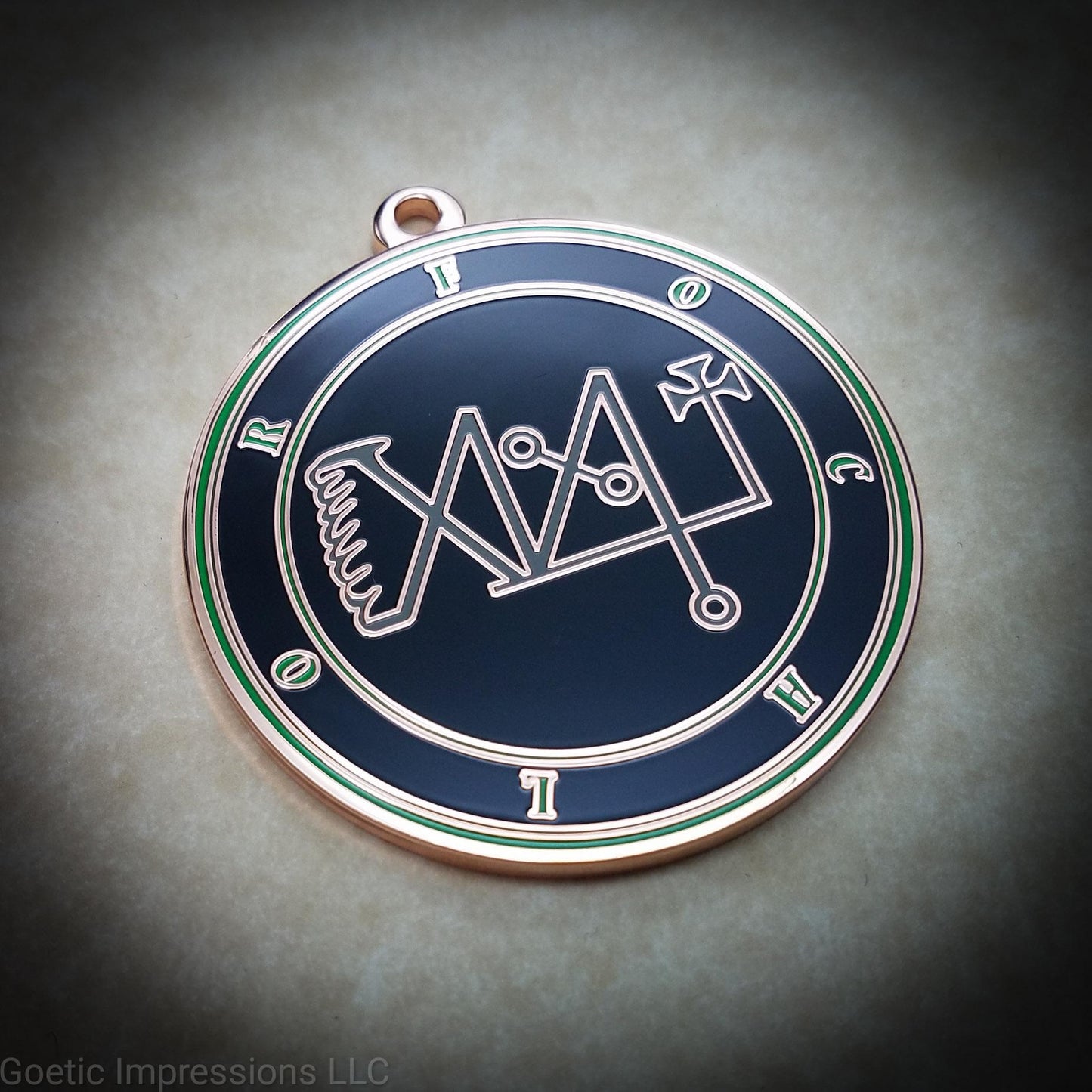 Focalor Sigil Medallion - Ars Goetia Demon Seal
