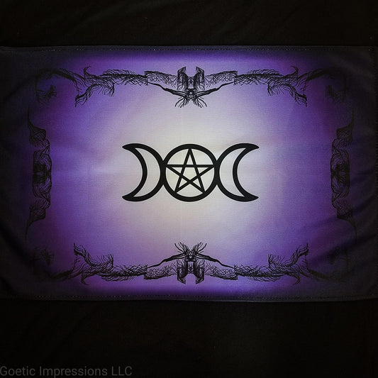 Triple Moon Altar Cloth