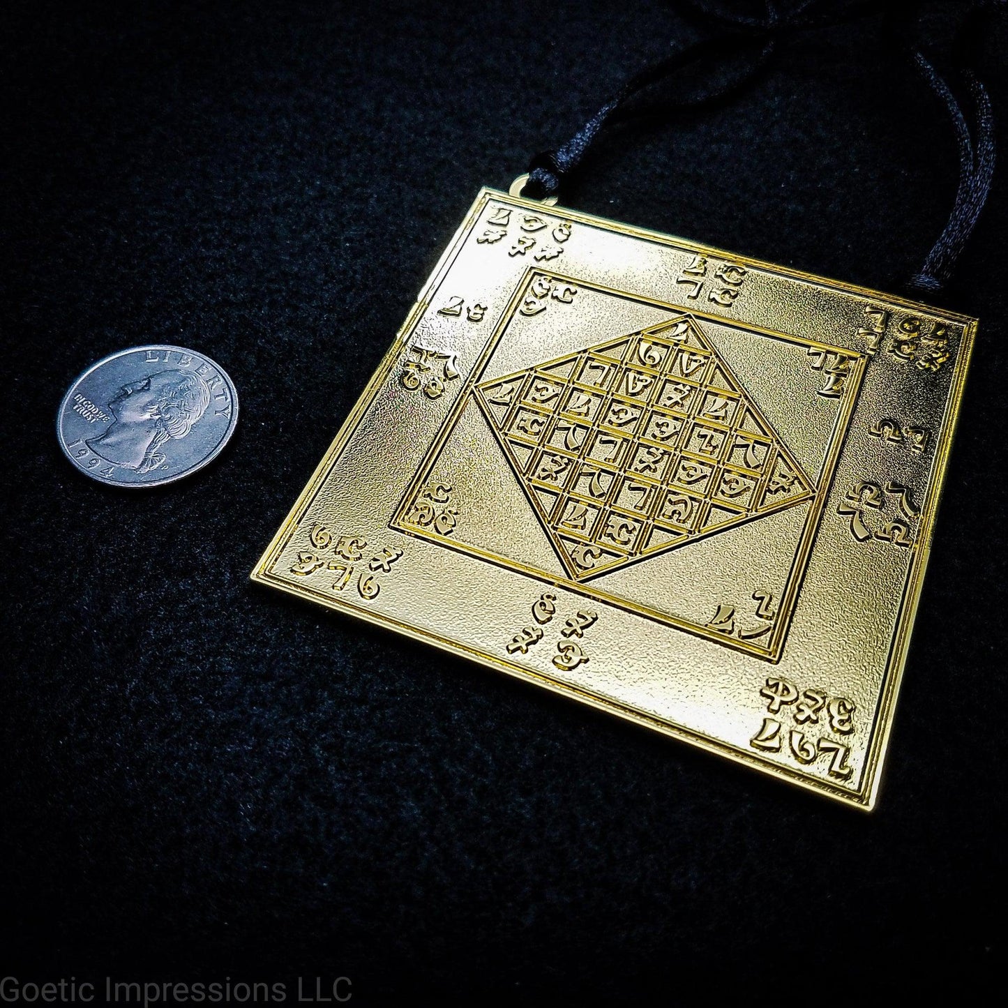 Gold Enochian Talisman