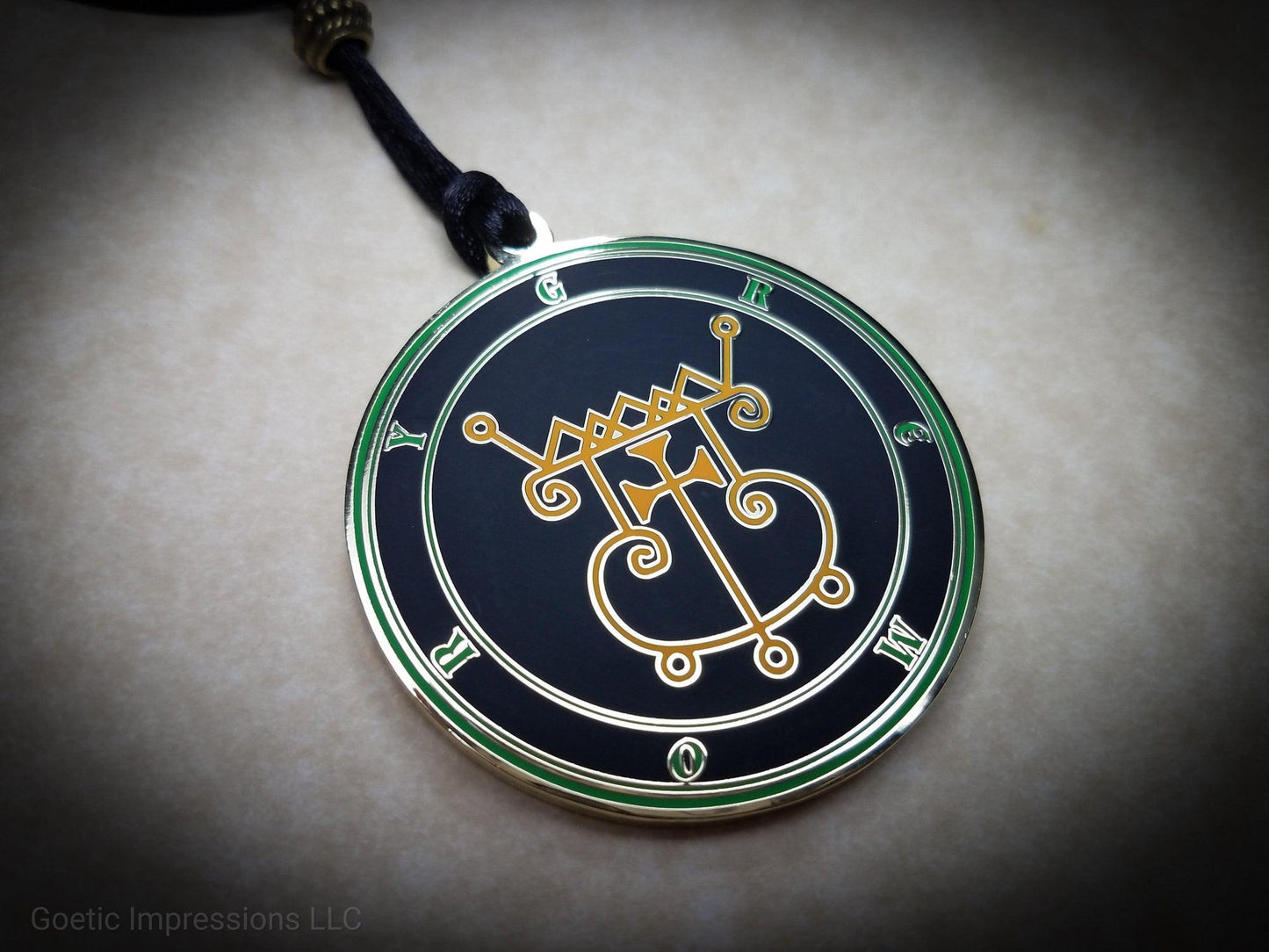 Gremory sigil talisman in brass