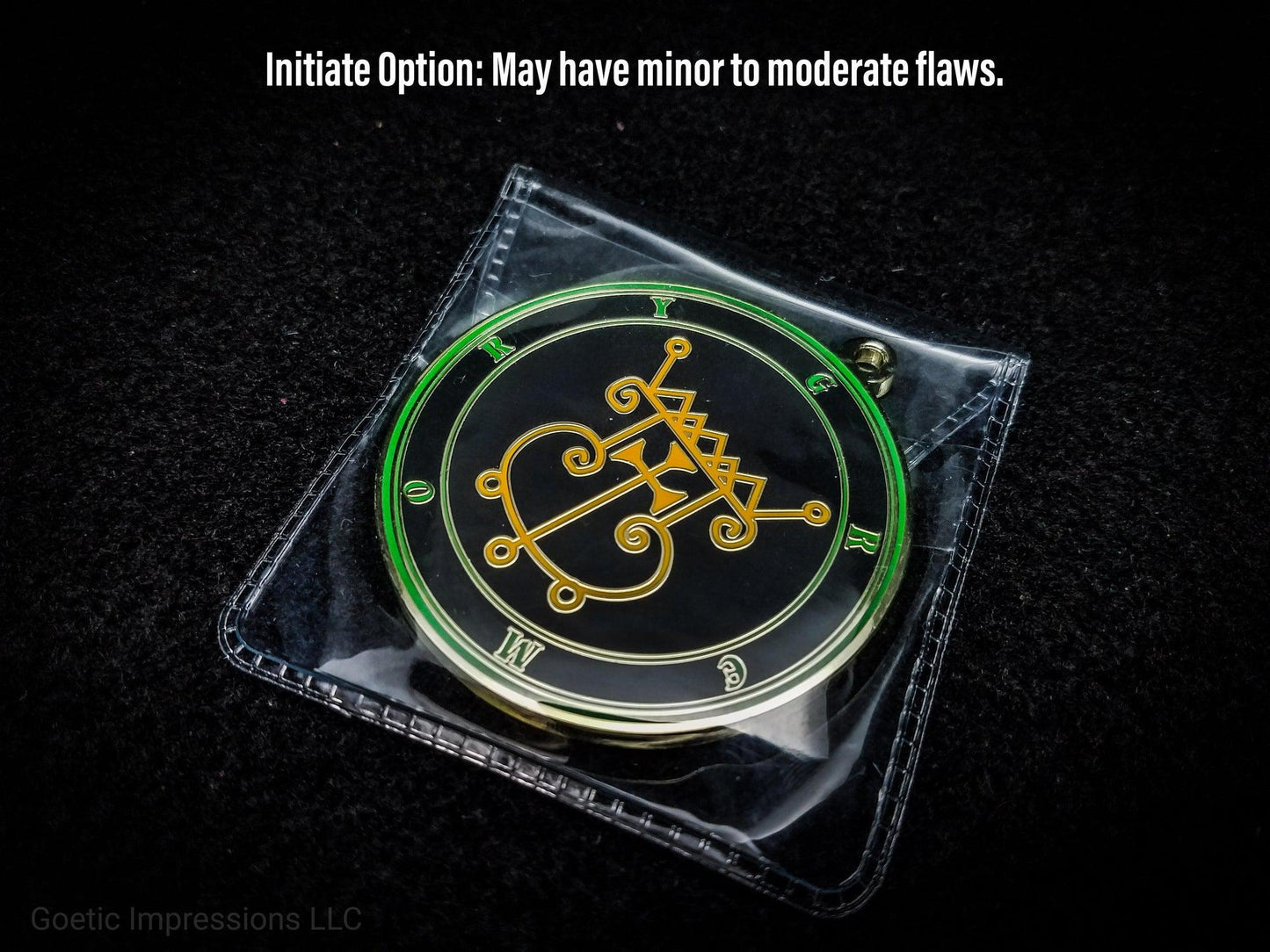 Initiate Gremory seal medallion in brass