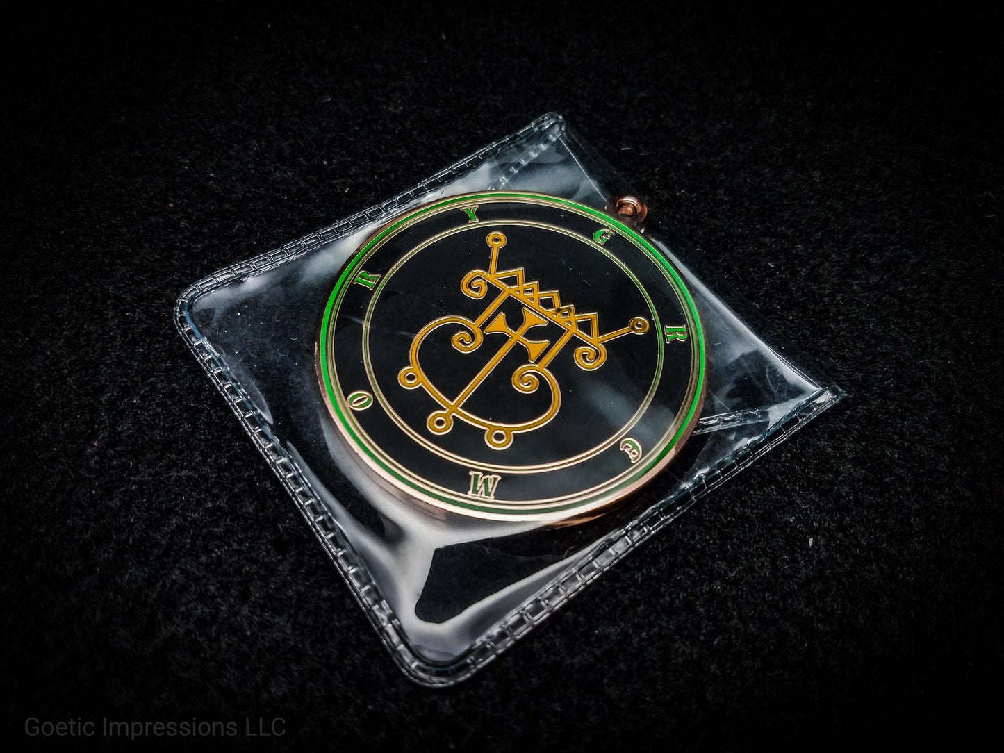 Adept Gremory pendant in copper