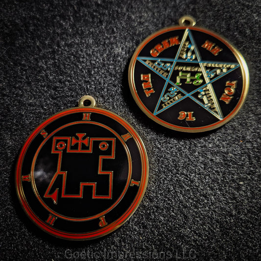 Halphas Sigil Medallion - Ars Goetia Demon Seal