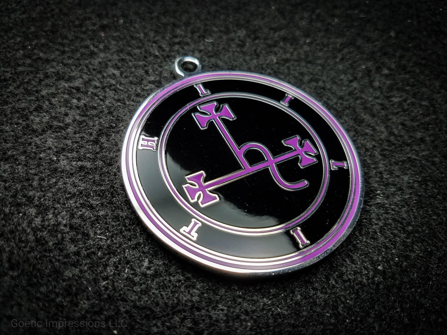 Black and Purple Lilith Seal Talisman