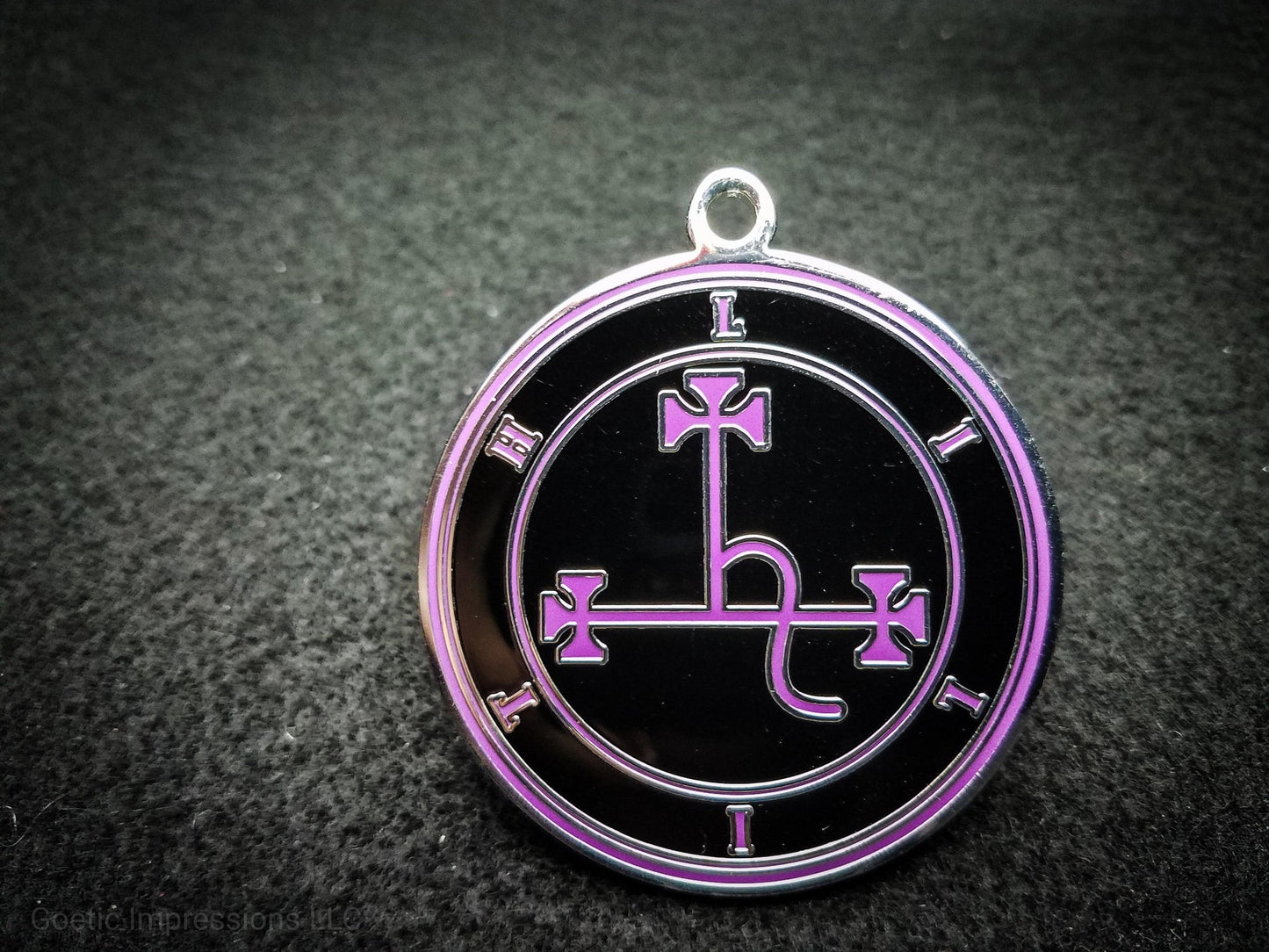 Black and Purple Lilith Seal Talisman