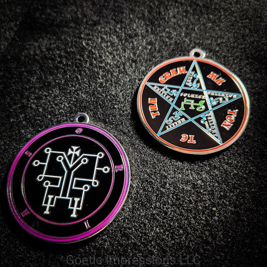 Orias Sigil Medallion - Ars Goetia Demon Seal