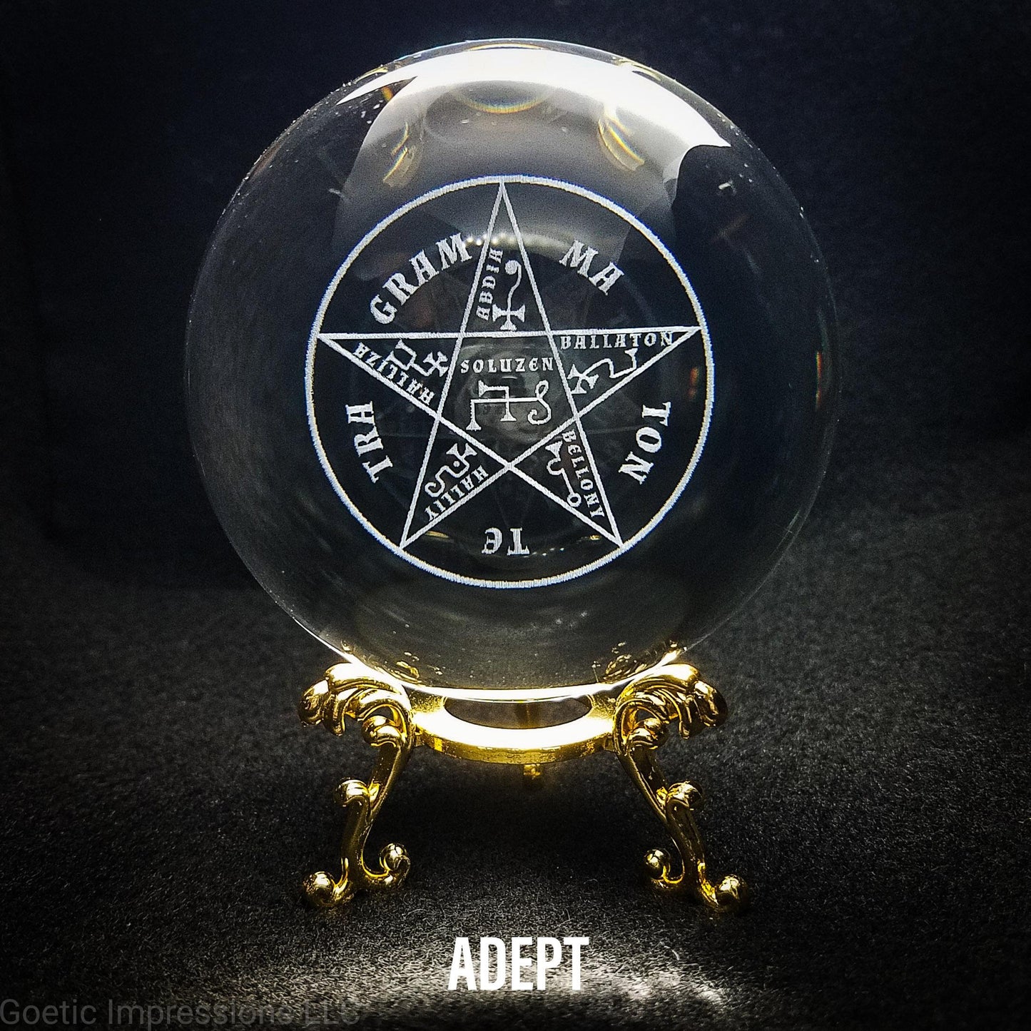 Lesser Key of Solomon: Pentacle of Solomon Crystal Ball