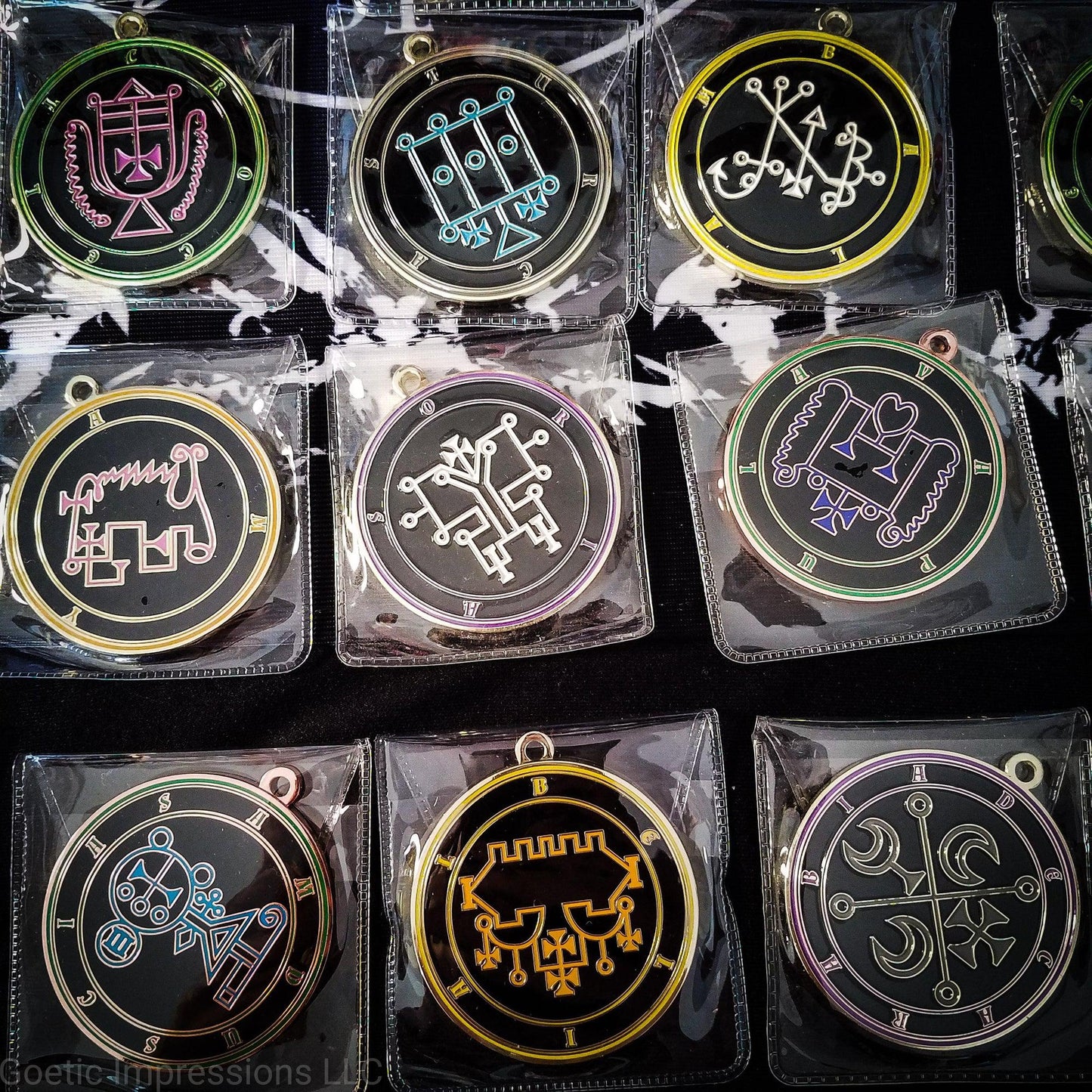 All 72 Ars Goetia Seal Medallions